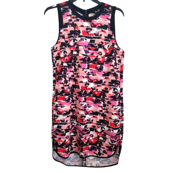 Sam Edelman NWT Watercolor Abstract Floral Sleeveless Dress Size Medium - Picture 1 of 14